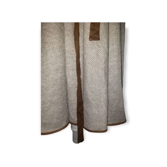 Signature By Robbie Bee Tan & Brown Flowy 3/4 Sleeve Dress PS - Picture 7 of 8